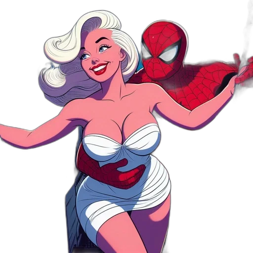 dress, comic book art, concept art, cartoon transparent PNG cut-out
