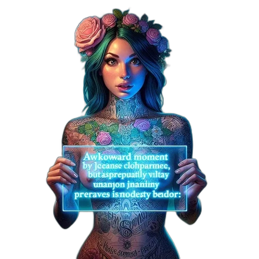dress, jewelry, concept art, fantasy art transparent PNG cut-out
