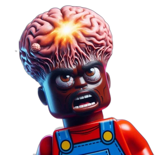robot, face, creature, crown transparent PNG cut-out