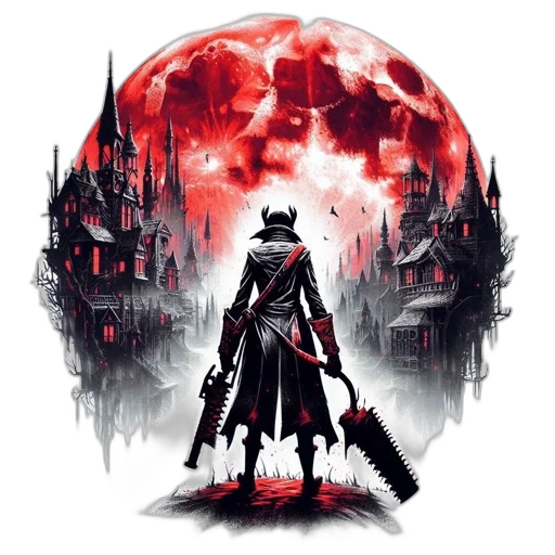 concept art, fantasy art, comic book art, pixel art transparent PNG cut-out