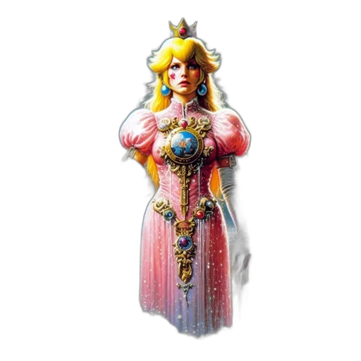 crown, jewelry, dress, staff transparent PNG cut-out