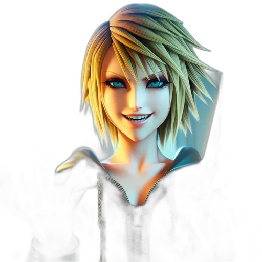 face, jacket, staff, photorealistic transparent PNG cut-out