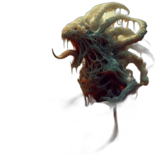 creature, dragon, hair, mask transparent PNG cut-out