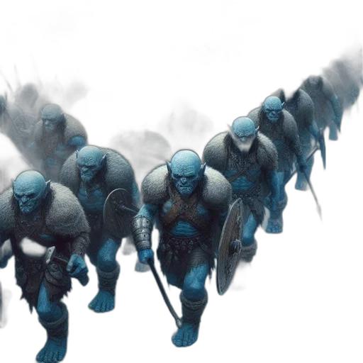 concept art, comic book art, fantasy art, 3d render transparent PNG cut-out