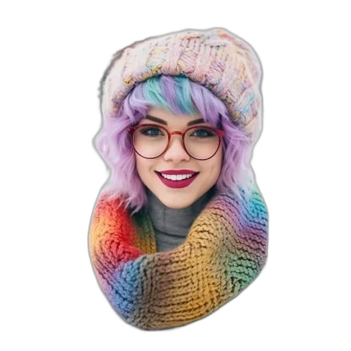 hat, face, jacket, hair transparent PNG cut-out