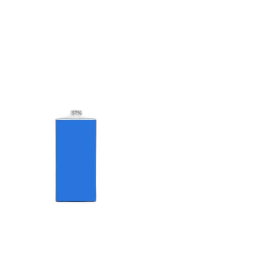 robot, pixel art, blue, bar transparent PNG cut-out