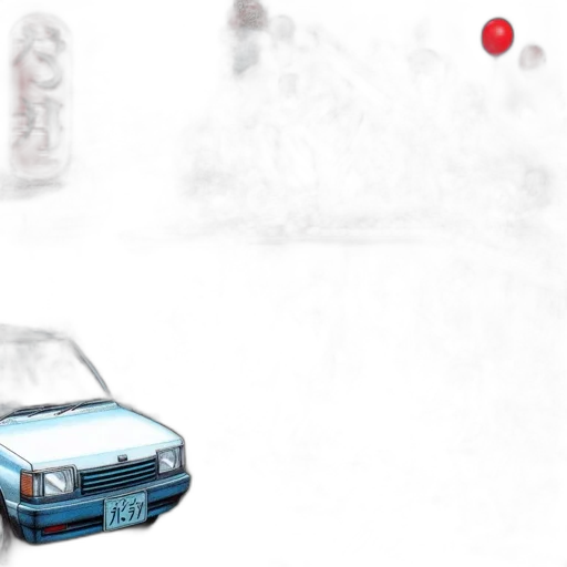 car, concept art, photorealistic, anime transparent PNG cut-out