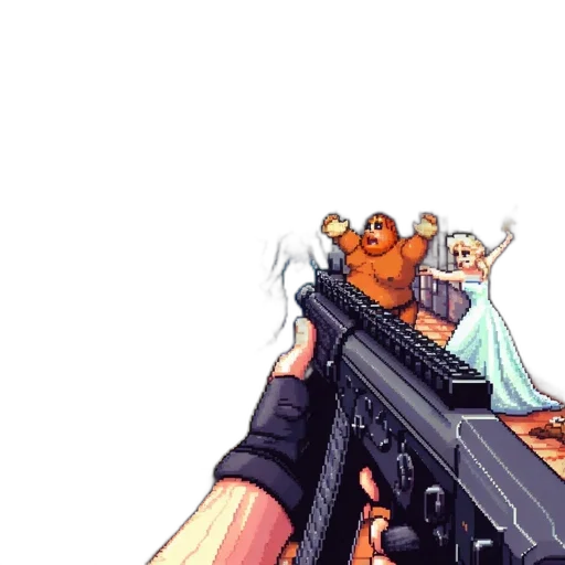 weapon, animal, robot, crown transparent PNG cut-out