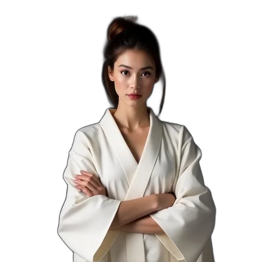 staff, jacket, photorealistic, oil painting transparent PNG cut-out