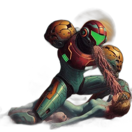 robot, creature, weapon, concept art transparent PNG cut-out