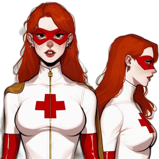 comic book art, concept art, cartoon, fantasy art transparent PNG cut-out
