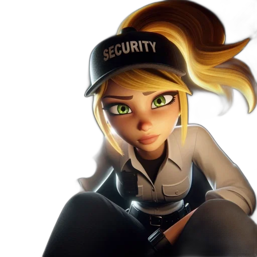 staff, jacket, hat, cartoon transparent PNG cut-out