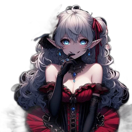 dress, face, mask, staff transparent PNG cut-out