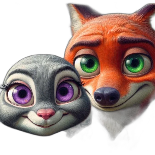 mask, animal, 3d render, concept art transparent PNG cut-out