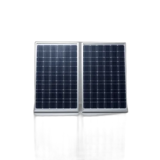 pair, solar, panels, reflective transparent PNG cut-out