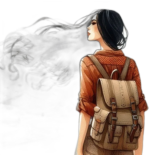 jacket, dress, comic book art, concept art transparent PNG cut-out