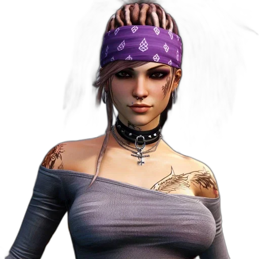face, staff, hat, jewelry transparent PNG cut-out