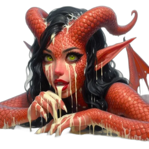 creature, dragon, fantasy art, concept art transparent PNG cut-out