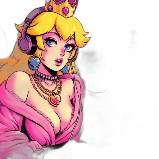 crown, dress, concept art, fantasy art transparent PNG cut-out