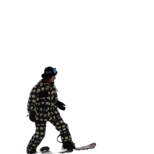 jacket, staff, hat, robot transparent PNG cut-out
