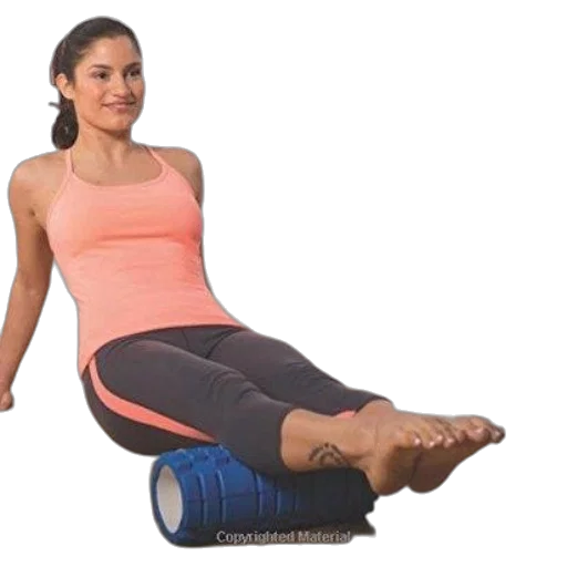woman, workout, attire, using transparent PNG cut-out