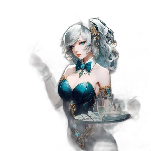 dress, staff, jewelry, mask transparent PNG cut-out