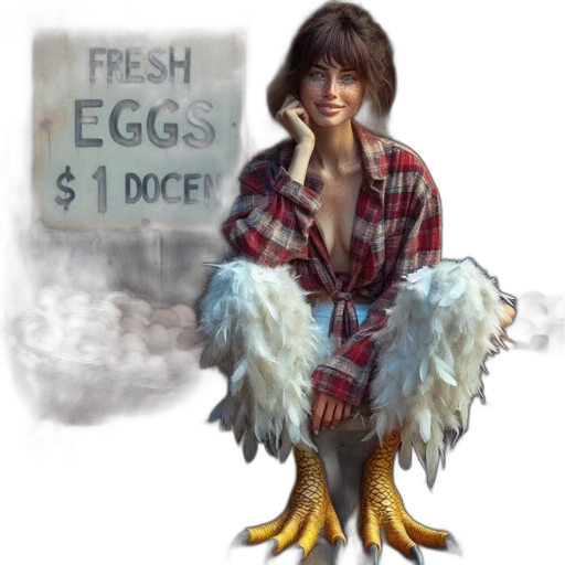dress, food, concept art, photorealistic transparent PNG cut-out