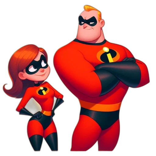 comic book art, concept art, cartoon, 3d render transparent PNG cut-out