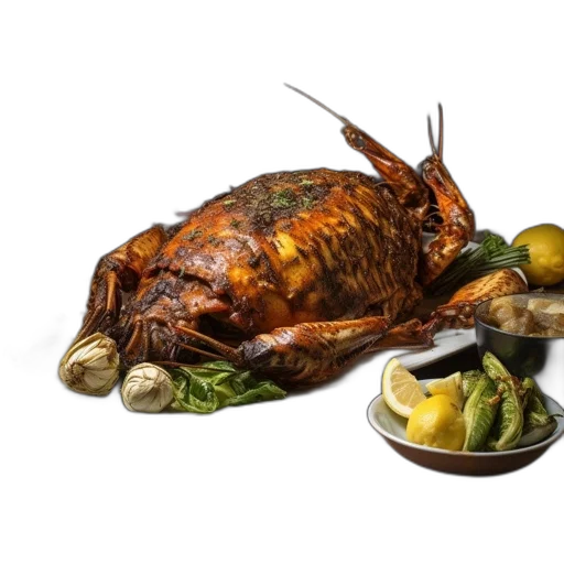 food, animal, photorealistic, 3d render transparent PNG cut-out
