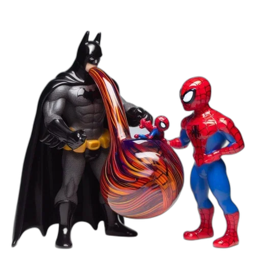 mask, concept art, comic book art, 3d render transparent PNG cut-out
