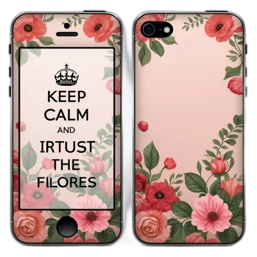 keep, calm, trust, florist transparent PNG cut-out