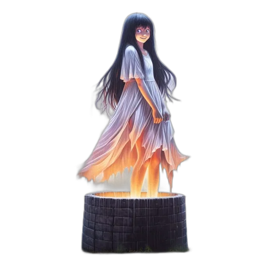 hair, 3d render, fantasy art, concept art transparent PNG cut-out