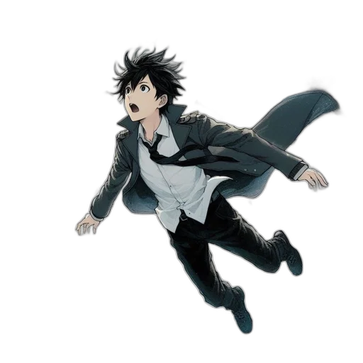 jacket, creature, concept art, anime transparent PNG cut-out