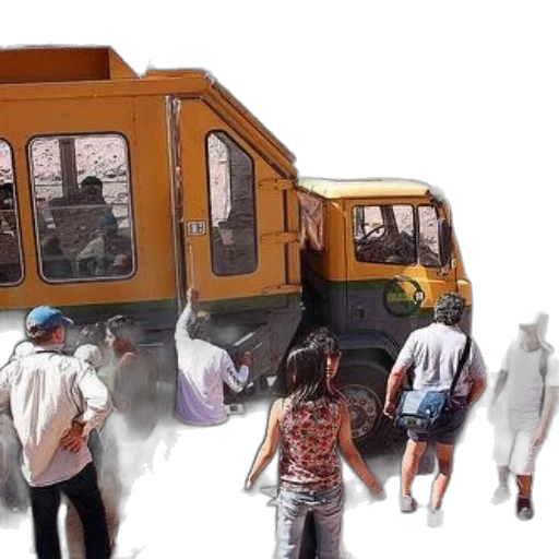concept art, photorealistic, 3d render, city street transparent PNG cut-out