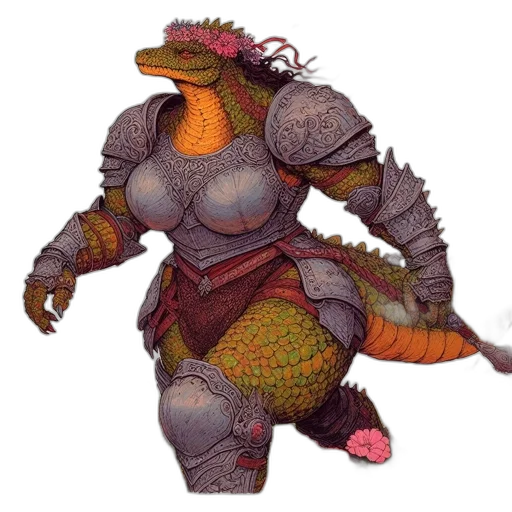 dragon, creature, animal, staff transparent PNG cut-out