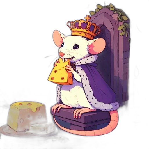 crown, food, concept art, pixel art transparent PNG cut-out
