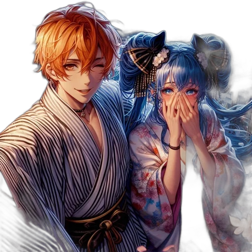 fantasy art, anime, watercolor, concept art transparent PNG cut-out