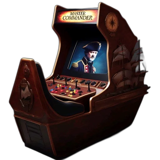 concept art, arcade-style, gaming, machine transparent PNG cut-out