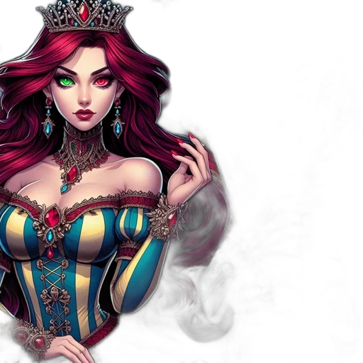 crown, jewelry, fantasy art, concept art transparent PNG cut-out
