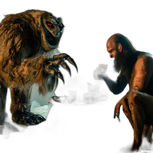 creature, animal, mask, concept art transparent PNG cut-out