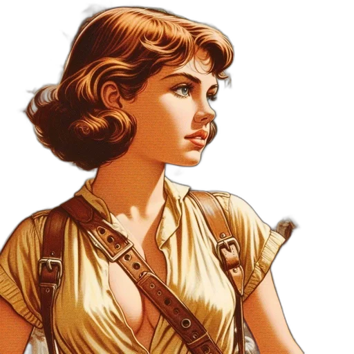 staff, comic book art, concept art, cartoon transparent PNG cut-out