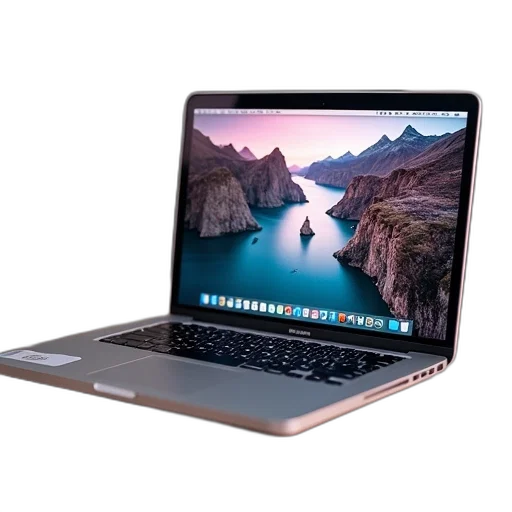 refurbished, macbook, pro, still transparent PNG cut-out