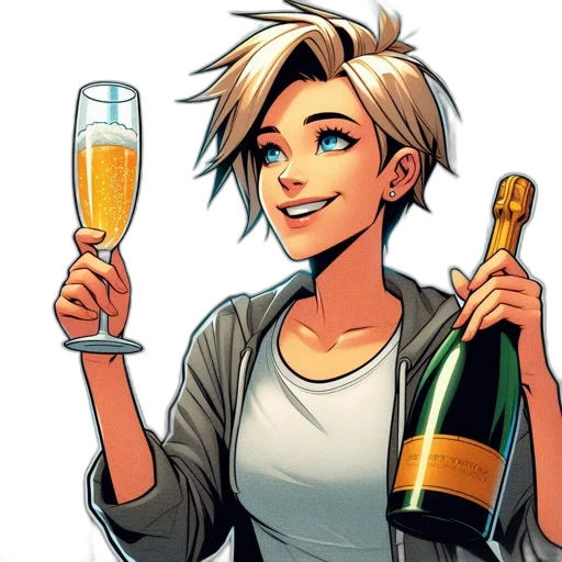 comic book art, cartoon, concept art, digital transparent PNG cut-out