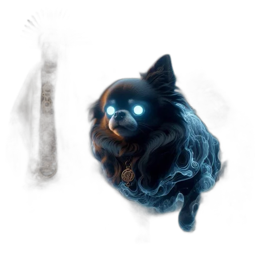 creature, animal, staff, mask transparent PNG cut-out