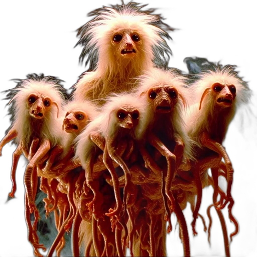 creature, animal, hair, staff transparent PNG cut-out