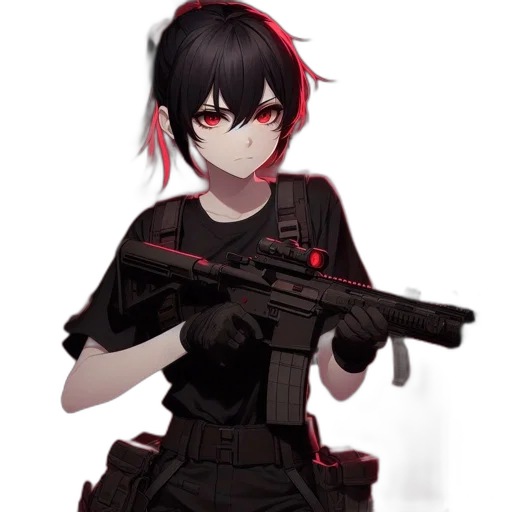 weapon, staff, animal, face transparent PNG cut-out