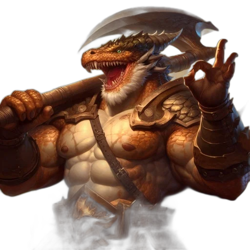 dragon, staff, creature, sword transparent PNG cut-out
