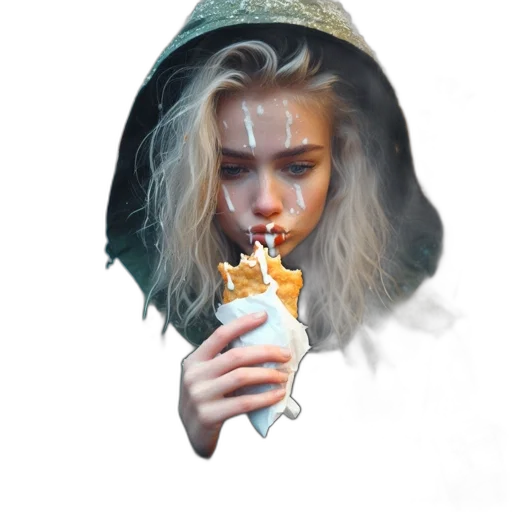 food, dragon, umbrella, jacket transparent PNG cut-out