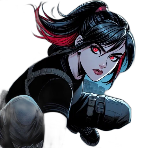 comic book art, concept art, fantasy art, cartoon transparent PNG cut-out