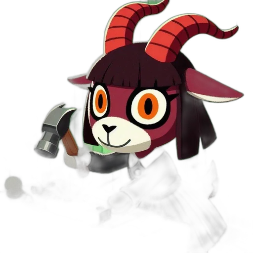 weapon, staff, mask, creature transparent PNG cut-out